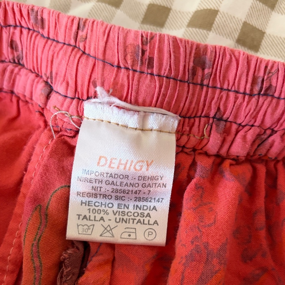 Patchwork Boho Drawstring Pants - image 3